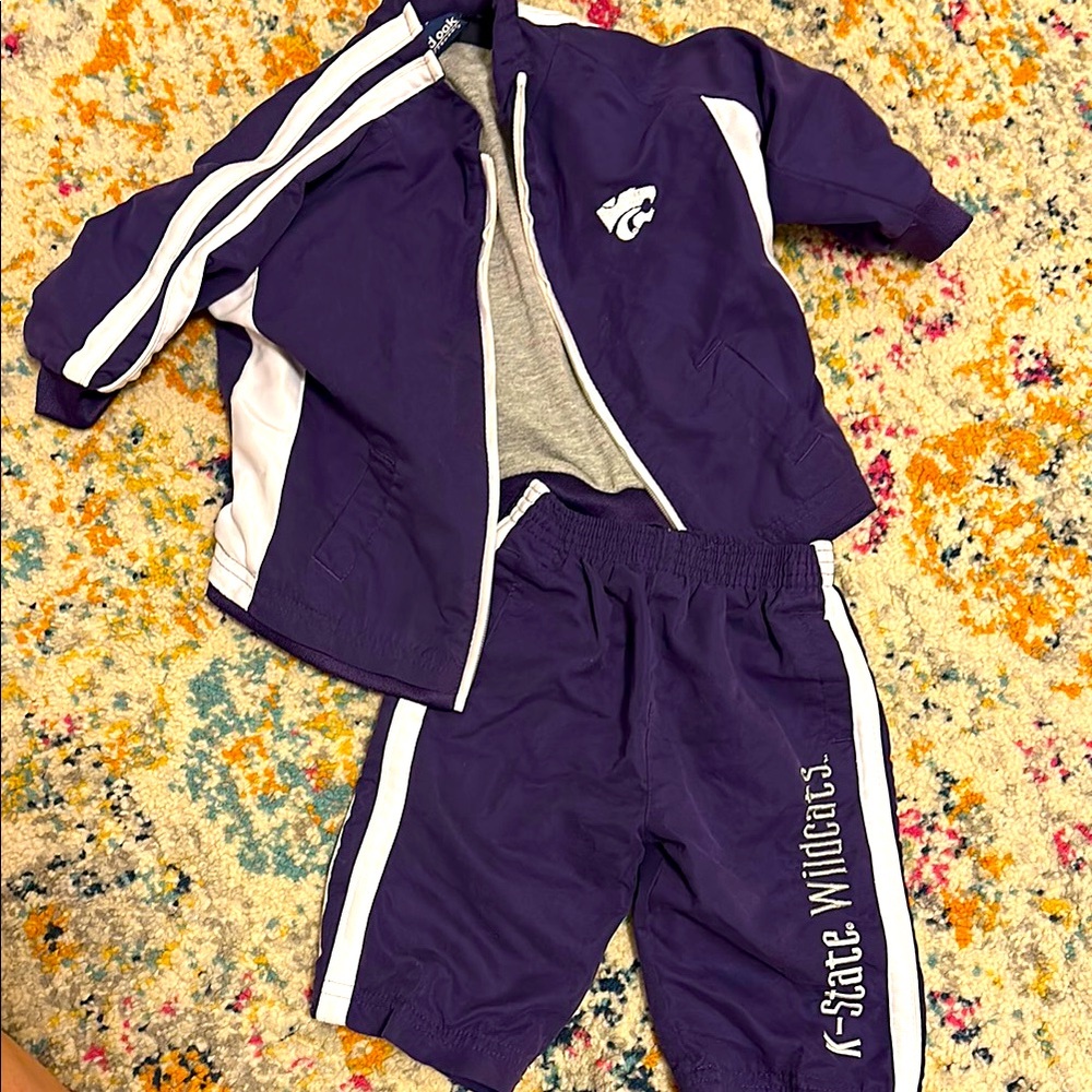 Purple Kansas State Wildcats Track Suit